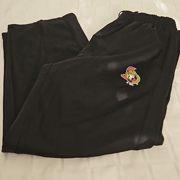NHL Men's Hockey Ottawa Senators Logo Sweatpants Small Black - Picture 16 of 16